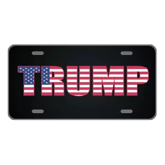 Custom license plate with trump - Picture 1 of 1